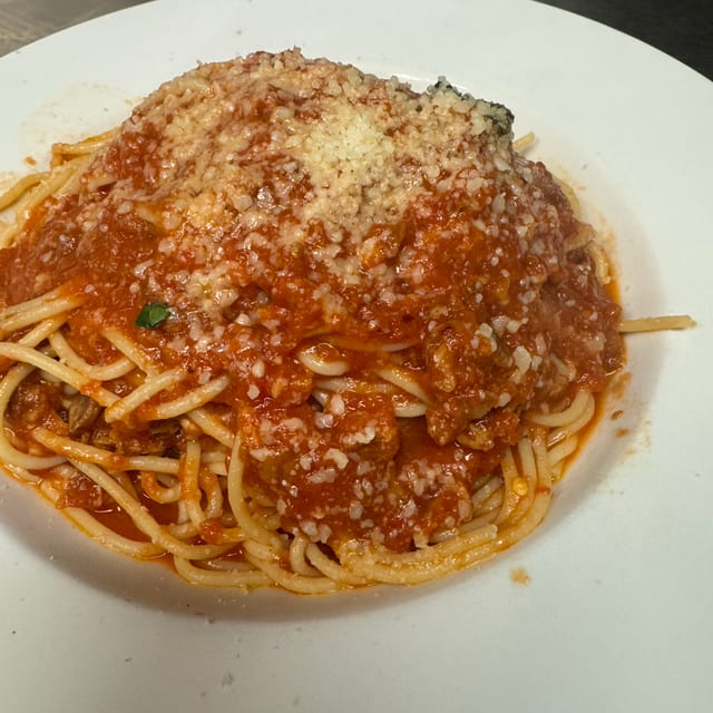 Spaghetti Amatriciana.