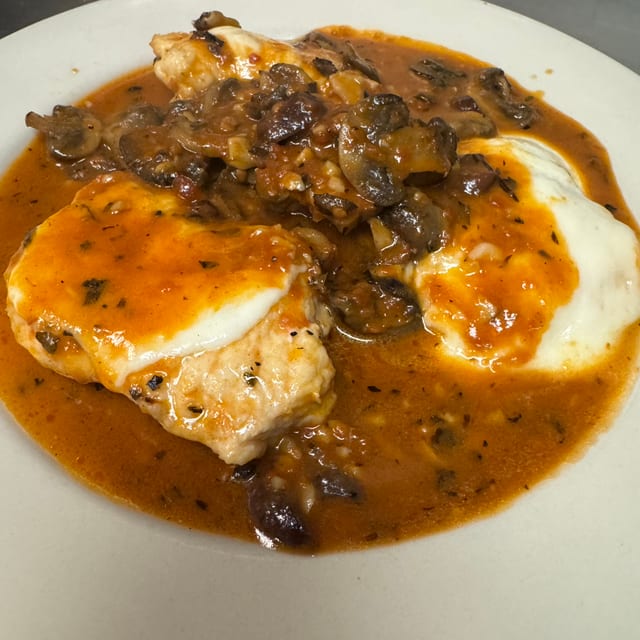 Chicken Pizzaiola.