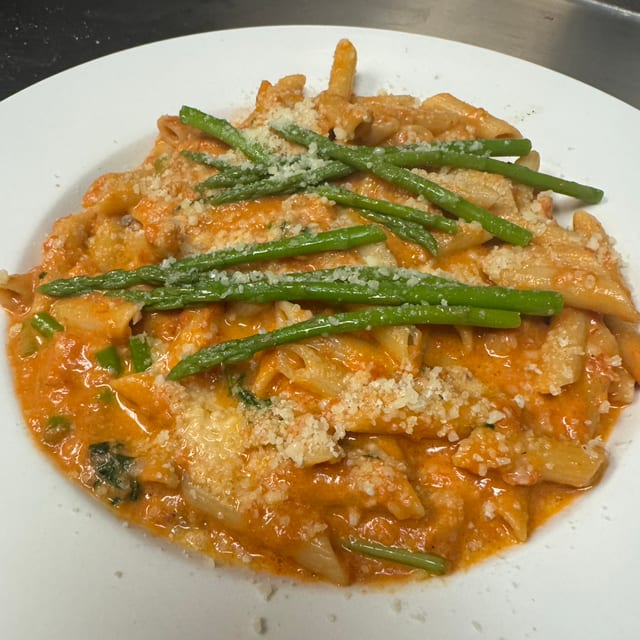 Penne Asparagi.