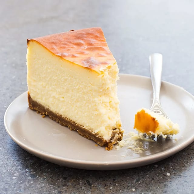 New York Style Cheesecake.