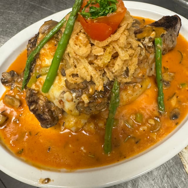 Grilled Veal Chop.