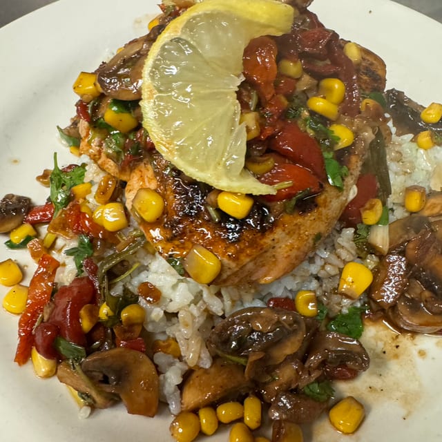 Lite Cajun Ahi Tuna.