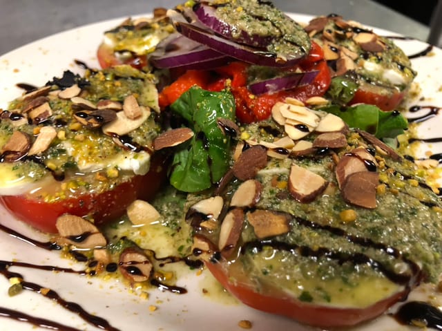 Tomato Caprese Salad.