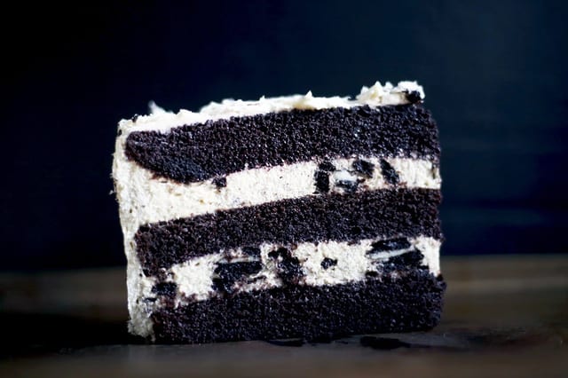 Oreo Mousse Cake.