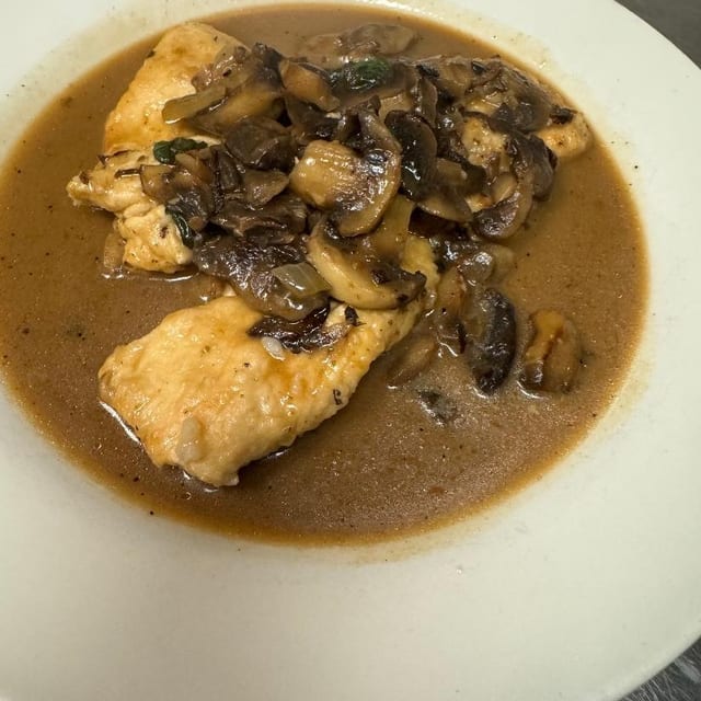 Chicken Marsala.