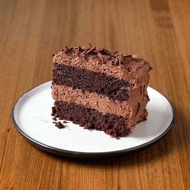 Chocolate Mousse Cake.