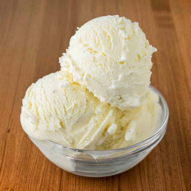 Vanilla Ice Cream.